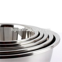 S S 201 stainless steel soup basin metal shallow basin