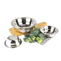 Household Practical Kitchen Basin Supplies 14-24 cm Stainless Steel Soup Pot