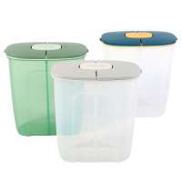 Wholesales  Cereal Storage Container with Double Sides Lid set Airtight Food Storage Container Set Keep Food Dry & Fresh