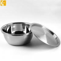 304 stainless steel European basin with cover Soup bowl